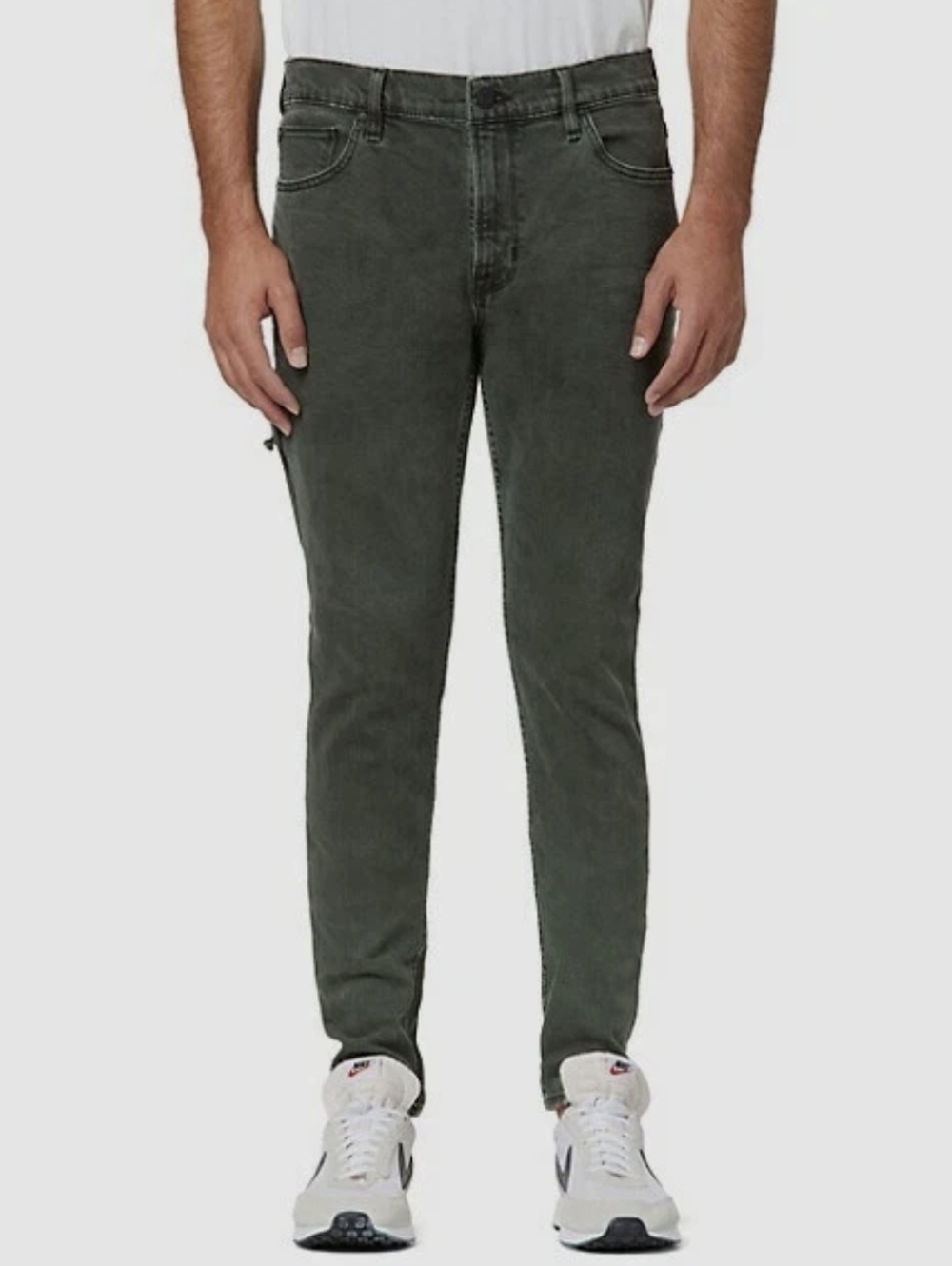 Hudson Army Green Skinny Jeans 32x32 NEW